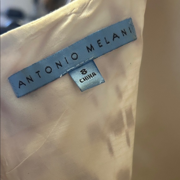 Gorgeous Antonio Melani Sleeveless Dress - Red and Cream W Pockets! - Picture 12 of 15